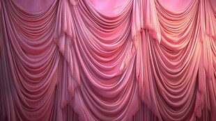 粉色褶皱绸缎背景纹理