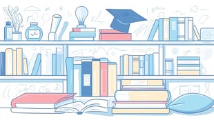 书架上的书香世界