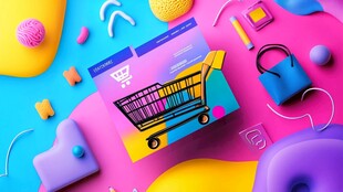 多彩购物界面创意展示