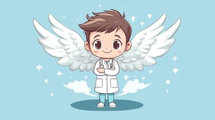 天使小医生 治愈系形象