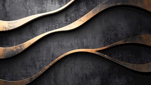 金属波浪纹理背景图案