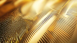 金色科技感线条纹理背景