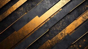 黑金条纹质感背景图