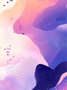 梦幻流体渐变抽象艺术背景