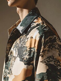 迷彩男士衬衫时尚展示