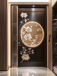中式典雅入户门设计
