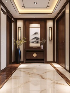 中式典雅入户玄关设计