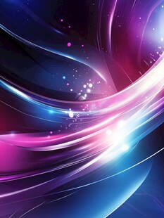 梦幻炫彩流动光影背景图
