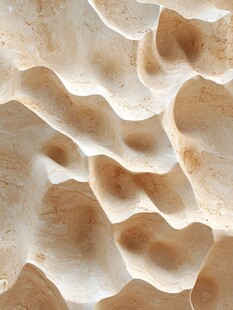 波浪纹理米色抽象背景图