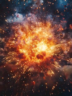 宇宙爆炸绚丽景象