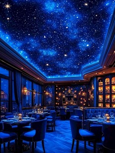 梦幻星空主题浪漫餐厅