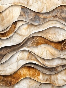 立体波浪纹大理石纹理背景