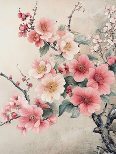 枝头繁花绽 春意满画幅