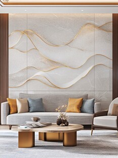 现代简约风客厅背景墙设计