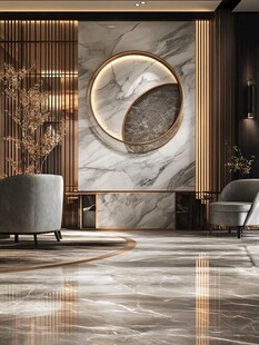 现代轻奢风客厅墙面装饰