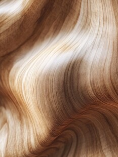 飘逸金棕色波浪发丝