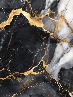 黑金大理石纹理装饰素材