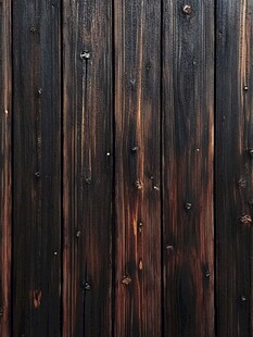 深色木纹木板纹理特写