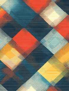 多彩几何格子图案背景