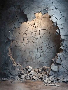 破墙而出的希望之光