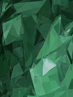 翠绿多边形几何抽象背景