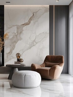现代简约风大理石客厅一角