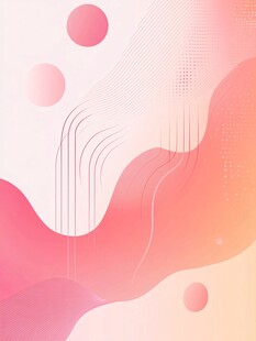 渐变粉色流体抽象背景图