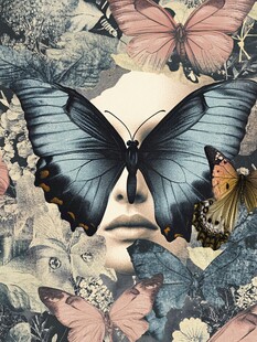 蝶影幻面 梦幻艺术图案