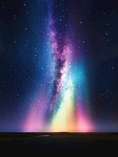 梦幻星空下的璀璨宇宙奇观