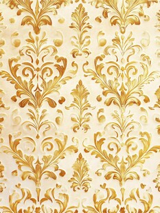 金色奢华花纹壁纸图案