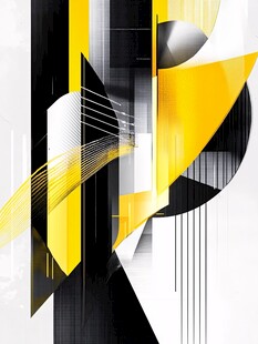 几何抽象艺术图形设计