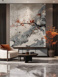 中式客厅水墨风装饰画