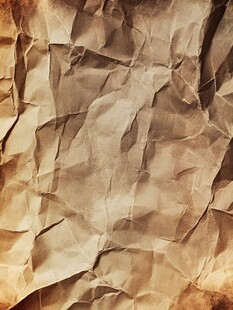 复古皱巴巴的旧纸张纹理