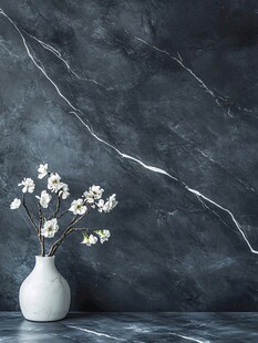 简约花瓶配大理石背景