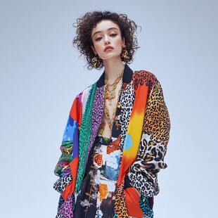 个性穿搭的时尚模特