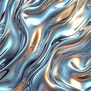 金属质感流动炫彩纹理
