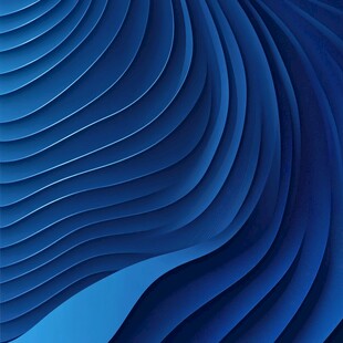 蓝色立体波浪纹理背景