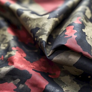 迷彩布料特写