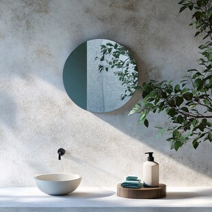 简约风浴室的精致一角