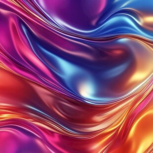 绚丽动感流体渐变背景图