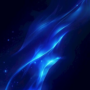蓝色动感光线抽象背景图