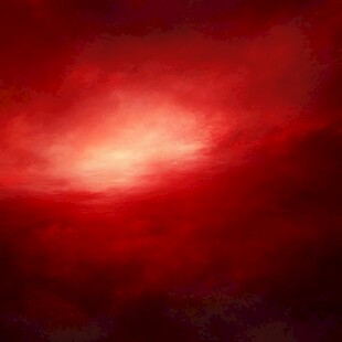 红色梦幻光晕背景图