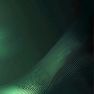 深绿渐变线条科技风背景