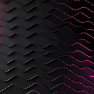 黑色渐变波纹霓虹背景图