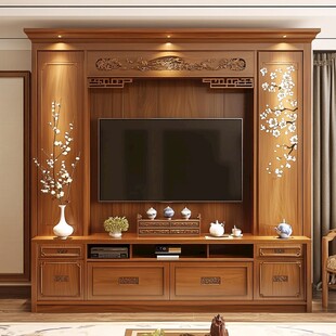 中式实木电视柜 典雅大气