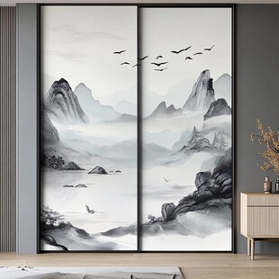 中式山水移门 意境悠远