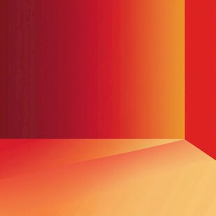 渐变红色系几何空间背景