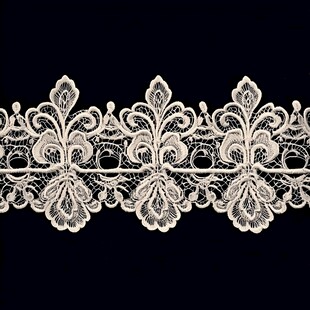 精致白色蕾丝花边图案
