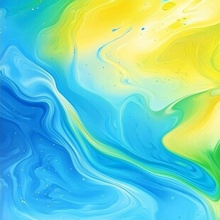 梦幻流体色彩艺术背景图