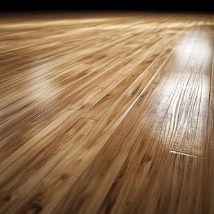 光滑木质地板特写